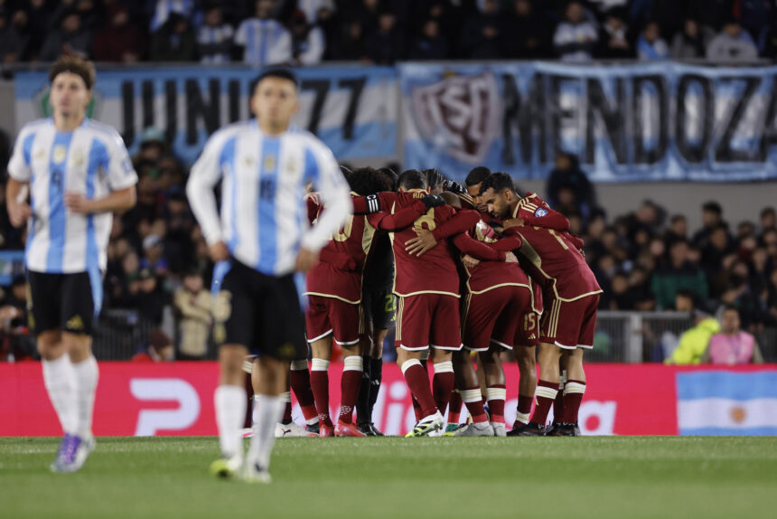 Argentina y Venezuela se enfrentan en la penúltima fecha de las Eliminatorias Sudamericanas