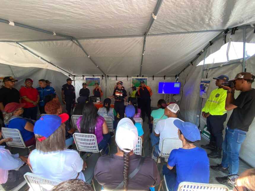 Autoridades venezolanas realizaron un simulacro nacional de prevención de desastres naturales 