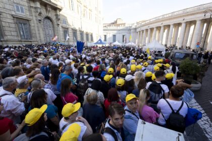 En imágenes: la ceremonia de canonización de Carlo Acutis