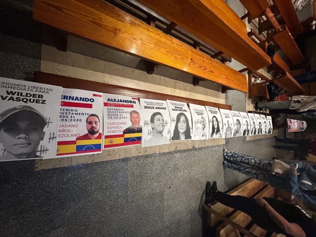 Familiares de presos políticos en Venezuela pidieron por su liberación en una misa en Madrid