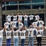Familiares de presos políticos manifestaron frente a la Embajada de Alemania en Caracas