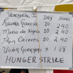 Activistas venezolanos cumplieron 10 días en huelga de hambre frente a la CPI