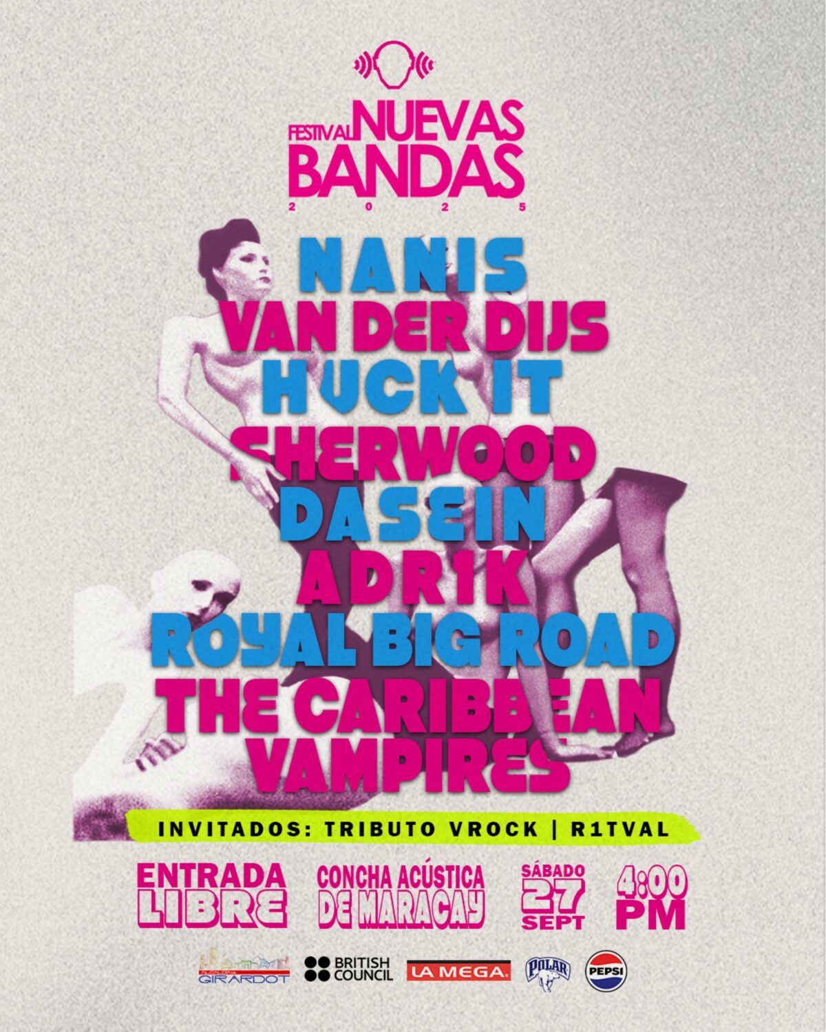 El Festival Nuevas Bandas anunció los grupos concursantes de su edición 2025