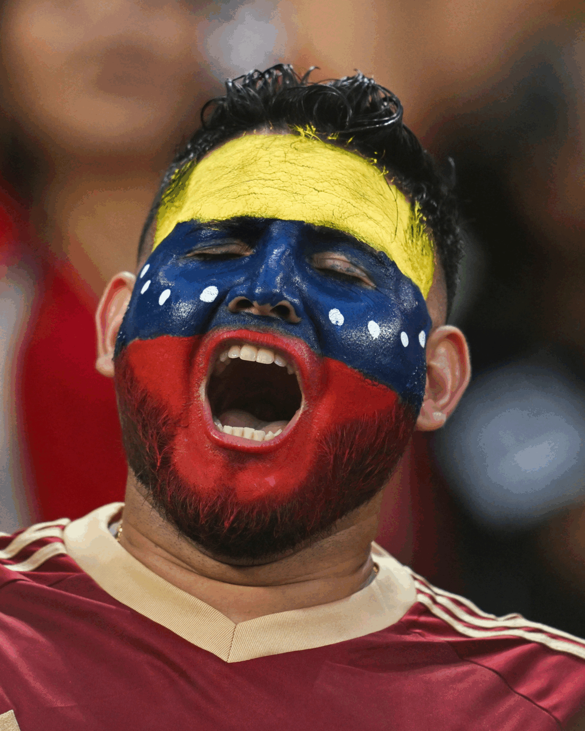 En imágenes: una marea Vinotinto llena Maturín esperando lograr el repechaje