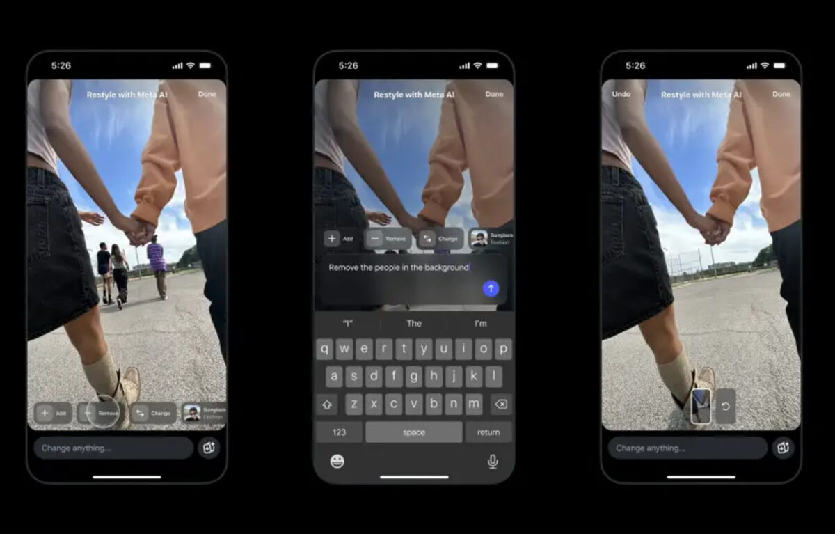Meta añadió funciones de edición con IA en las historias de Instagram