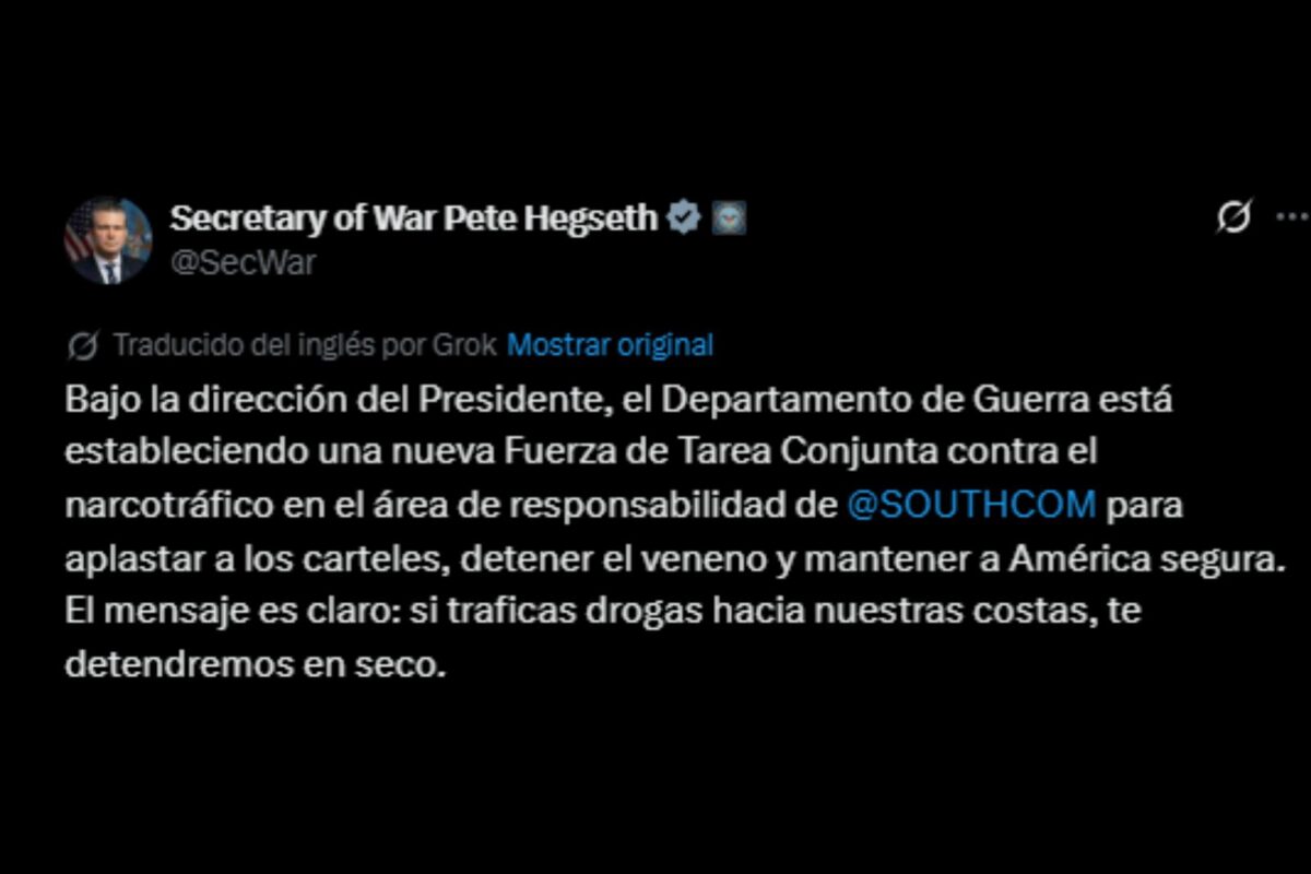 EE UU anunció nuevas acciones contra el narcotráfico en el hemisferio occidental
