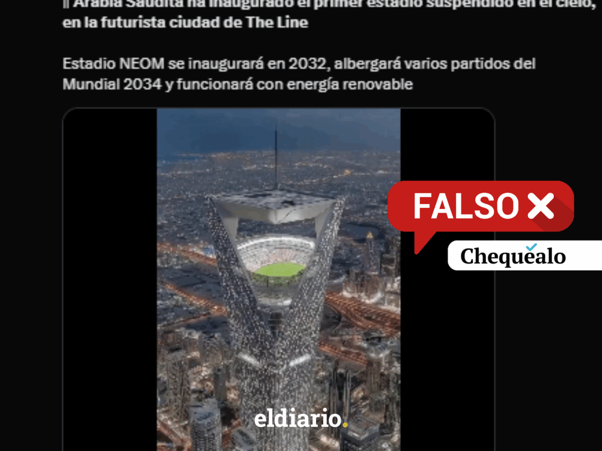 ¿Un video muestra cómo luce un estadio en las alturas en Arabia Saudita para el Mundial 2034