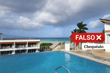 No son tiburones en una piscina tras el paso del huracán Melissa por Jamaica, es IA