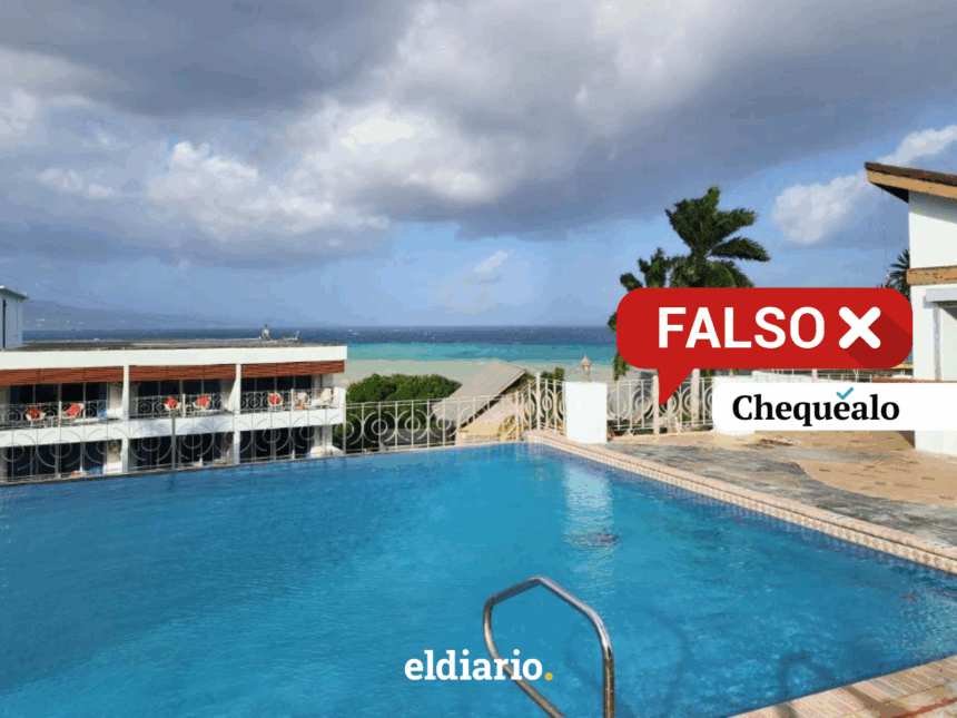 No son tiburones en una piscina tras el paso del huracán Melissa por Jamaica, es IA