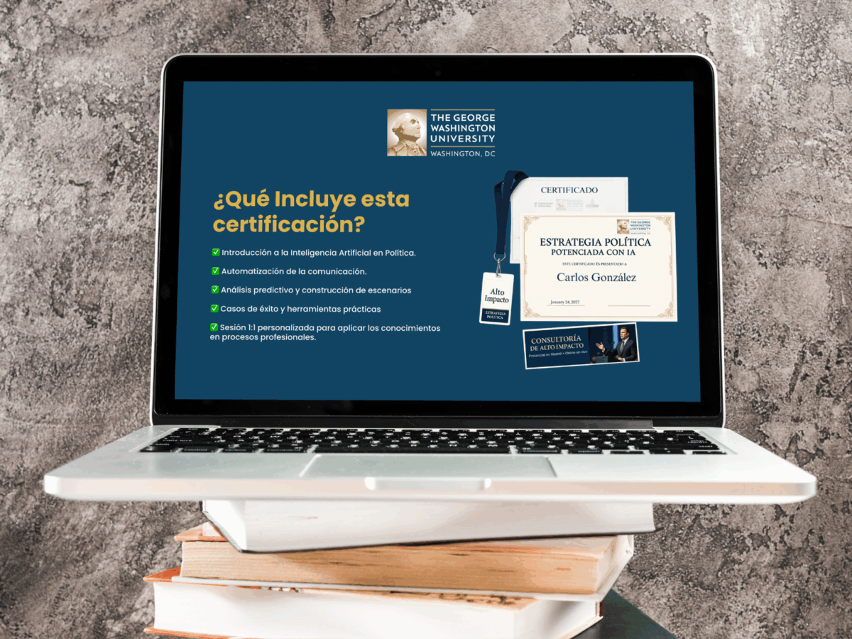 Certificación en Madrid capacitará a líderes políticos en IA y big data