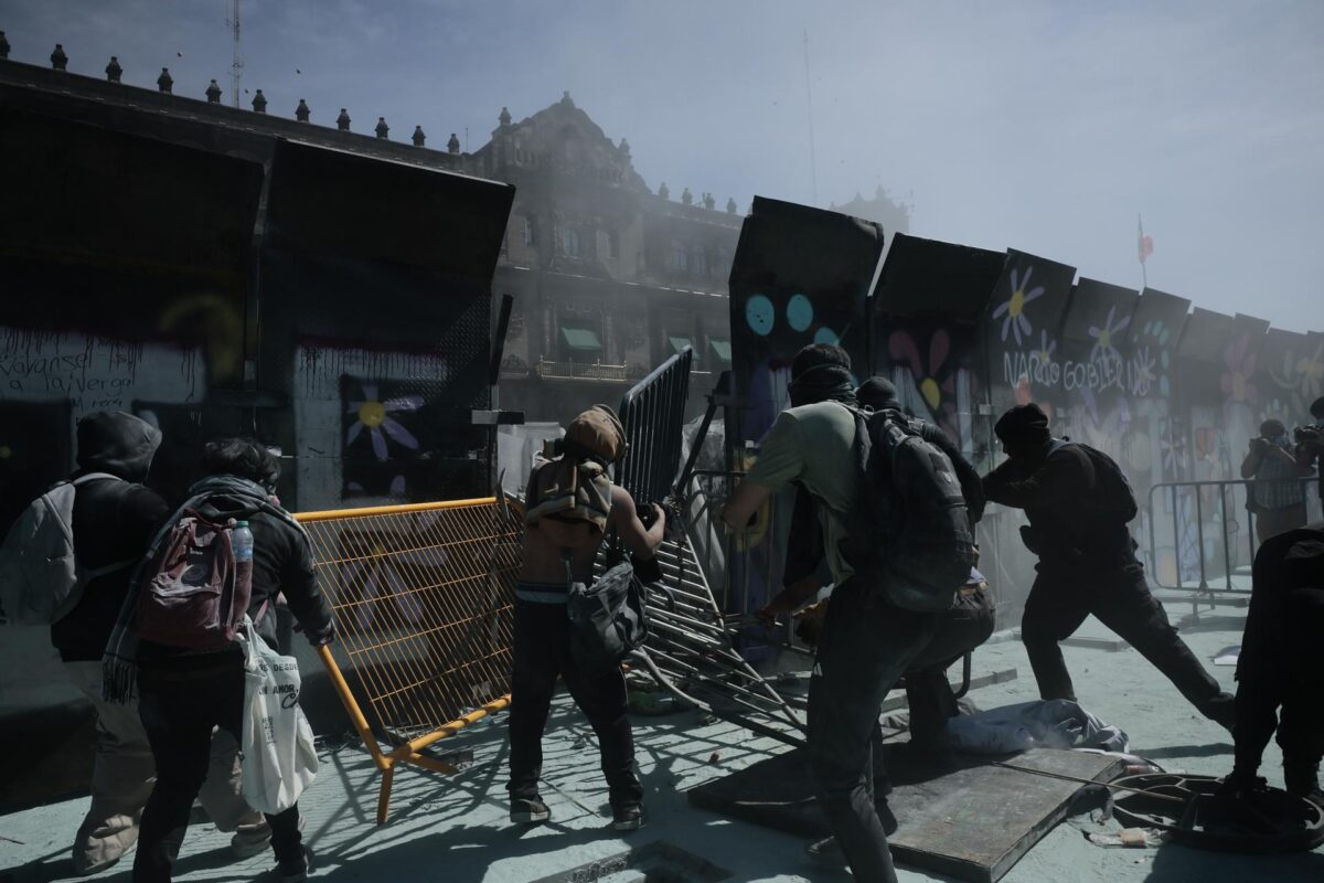 Protesta de la generación Z en México terminó en enfrentamientos con la policía