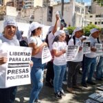 Familiares de presos políticos se concentraron frente a la sede principal del Ministerio Público