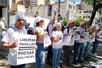 Familiares de presos políticos se concentraron frente a la sede principal del Ministerio Público