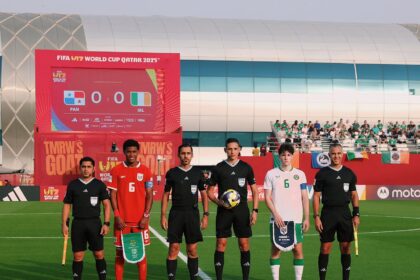 Árbitros venezolanos debutaron en el Mundial Sub-17 de Catar 2025