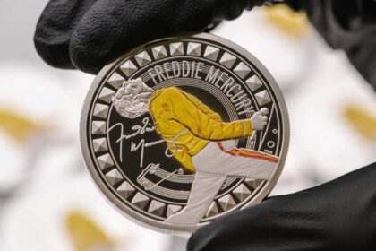 El Reino Unido lanzó una moneda conmemorativa de Freddie Mercury