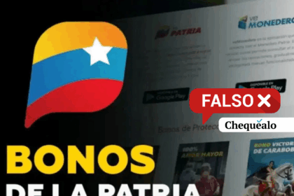 ¿El Sistema Patria anunció la entrega de un bono navideño? 