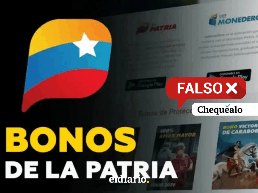 ¿El Sistema Patria anunció la entrega de un bono navideño? 