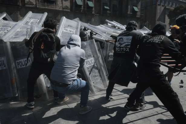 Protesta de la generación Z en México terminó en enfrentamientos con la policía