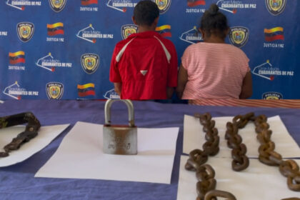 Detuvieron a un hombre y una mujer por mantener encadenado a un niño en Falcón