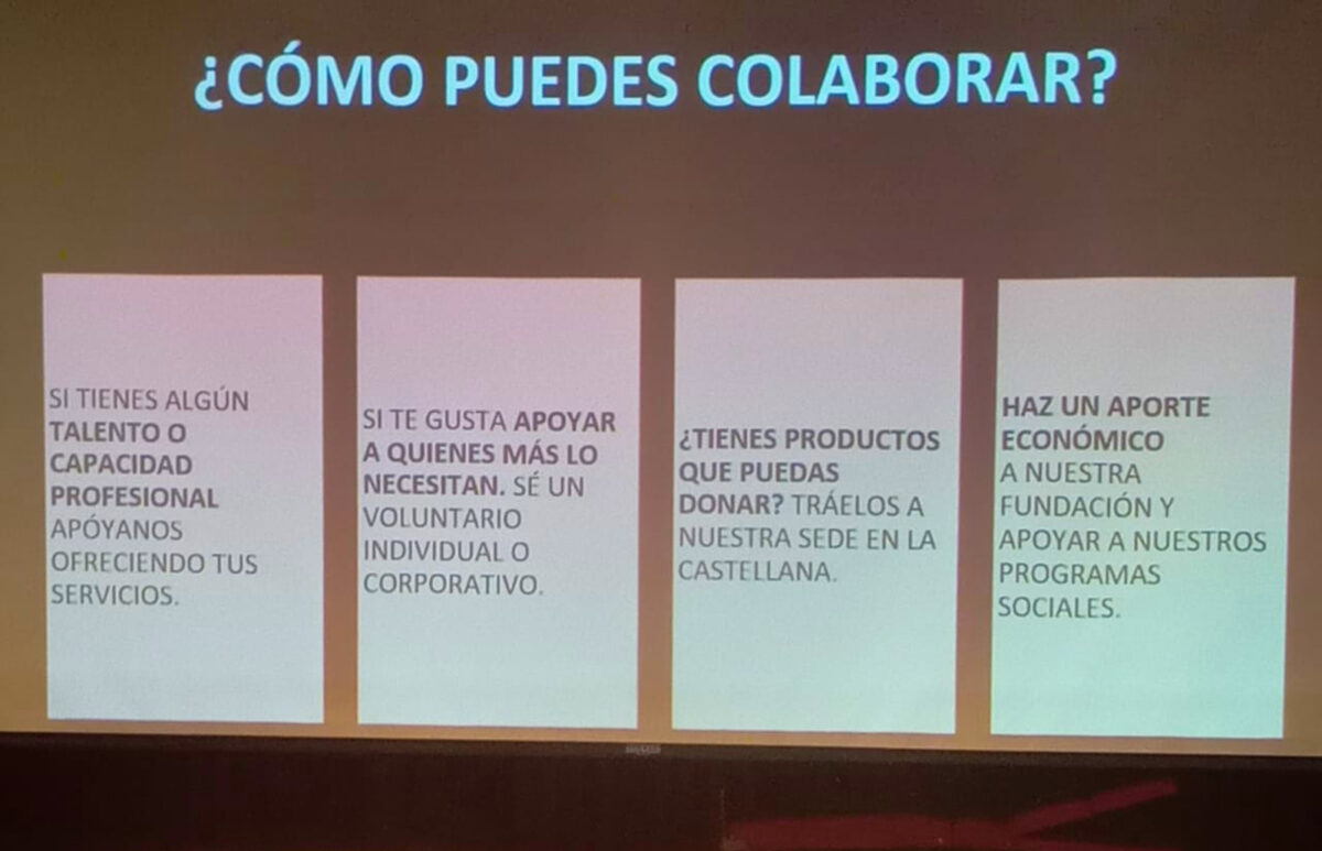 Fundación Santa en las Calles presentó Panarosa, un programa para la atención médica de mujeres sin hogar