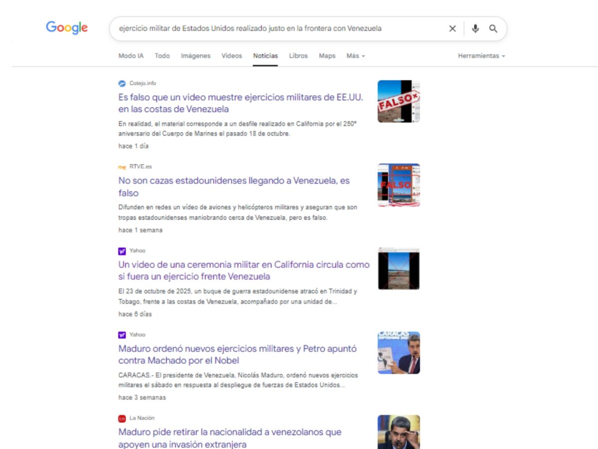 ¿Militares estadounidenses realizaron ejercicios en las costas venezolanas?