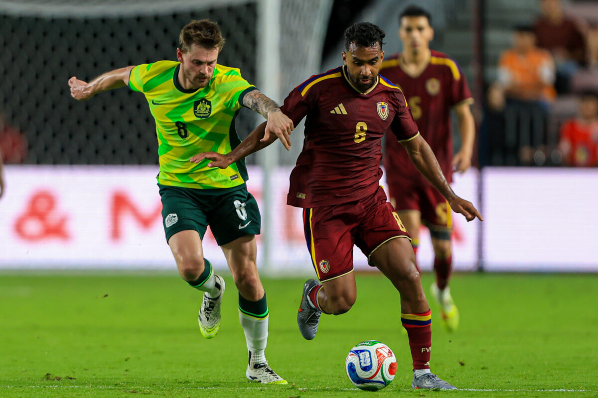 Venezuela venció 1-0 a Australia en un amistoso con una propuesta más ofensiva