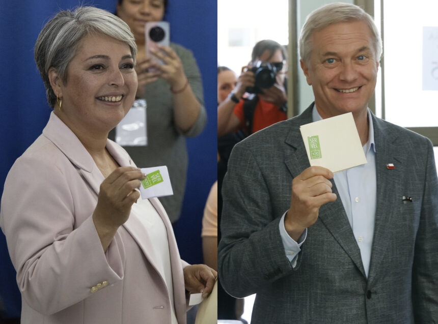 Chile irá a segunda vuelta electoral entre la izquierdista Jeannette Jara y ultraderechista José Antonio Kast