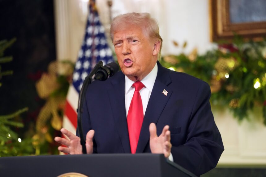 El presidente Donald Trump