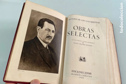 El Instituto Cervantes digitalizó los archivos del escritor venezolano Rufino Blanco
