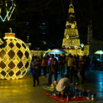 Caracas se ilumina en Navidad: así brillan las decoraciones nocturnas en la ciudad