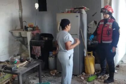 Reportaron cinco heridos por la explosión de bombona de gas en una vivienda en La Vega
