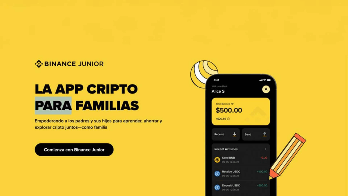 Binance Junior: qué es y cómo funciona la nueva cuenta cripto para adolescentes con control parental