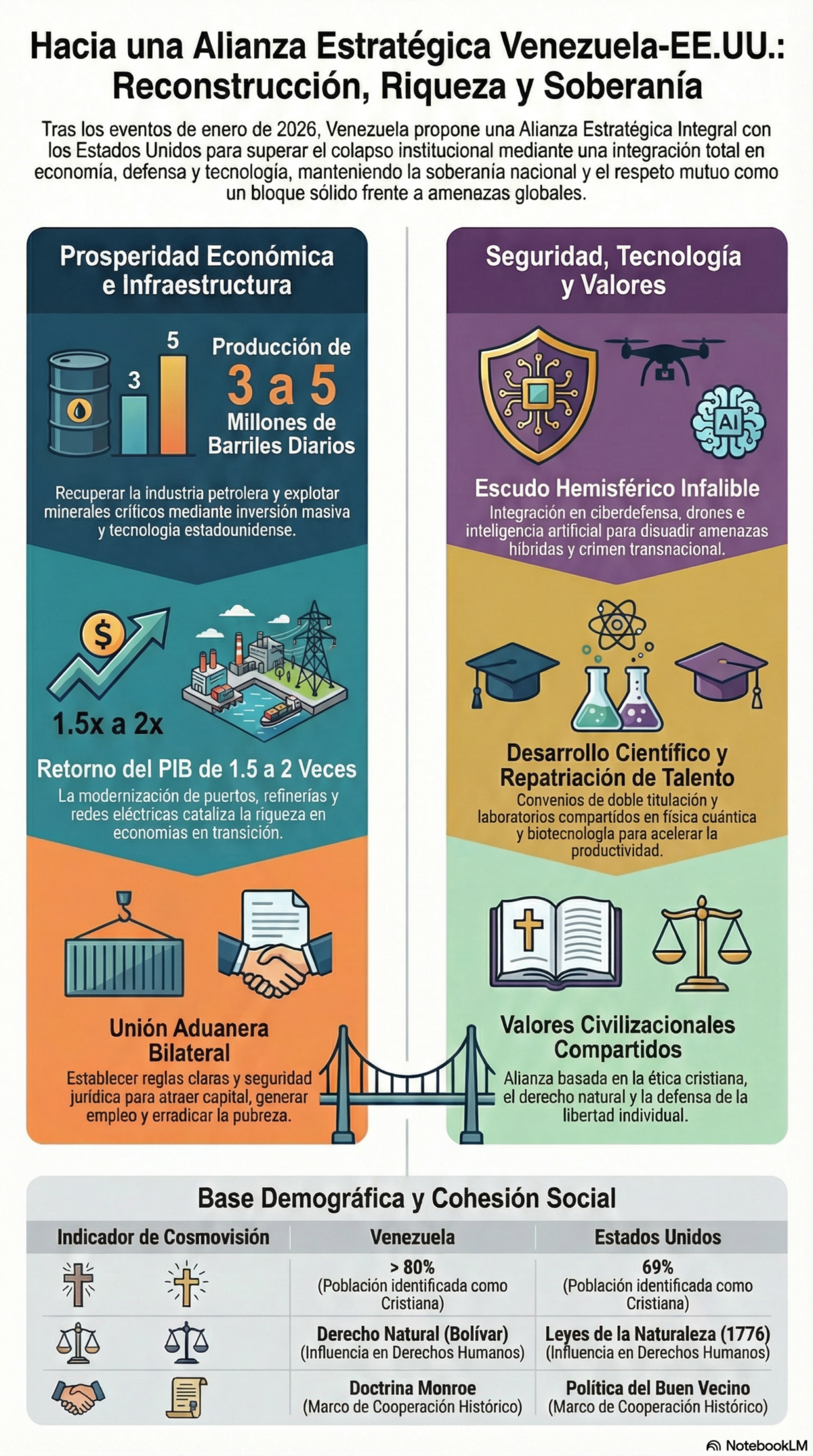Hacia una robusta alianza estratégica integral: reconstruyendo Venezuela a través de una asociación hemisférica con EE UU
