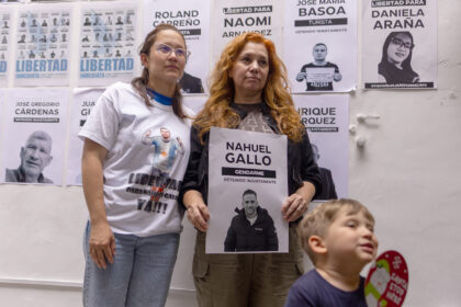Familiares de argentinos detenidos en Venezuela protestaron para pedir su liberación