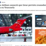 Corrección, Aserca Airlines anunció que tiene previsto reanudar vuelos en Venezuela