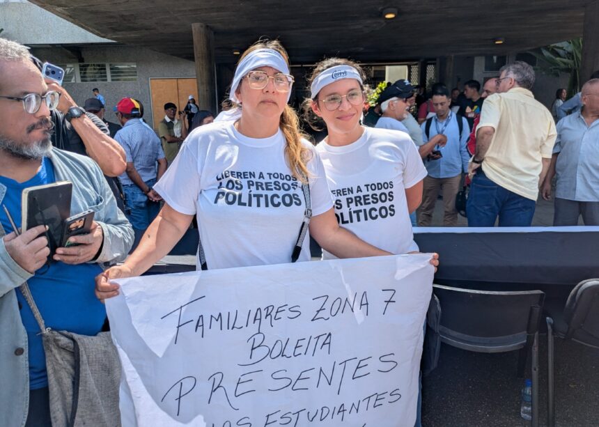 Maestros venezolanos piden la libertad de los presos políticos y el cese de la persecución Familiares de presos políticos: “Tenemos la esperanza de que estamos en la recta final”