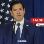 ¿Marco Rubio dijo que ordenará eliminar los beneficios del Sistema Patria?