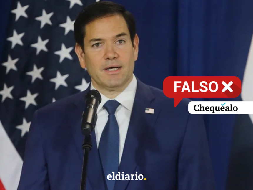 ¿Marco Rubio dijo que ordenará eliminar los beneficios del Sistema Patria?