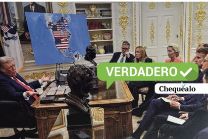 ¿Venezuela apareció como parte de EE UU en una imagen publicada por Trump?