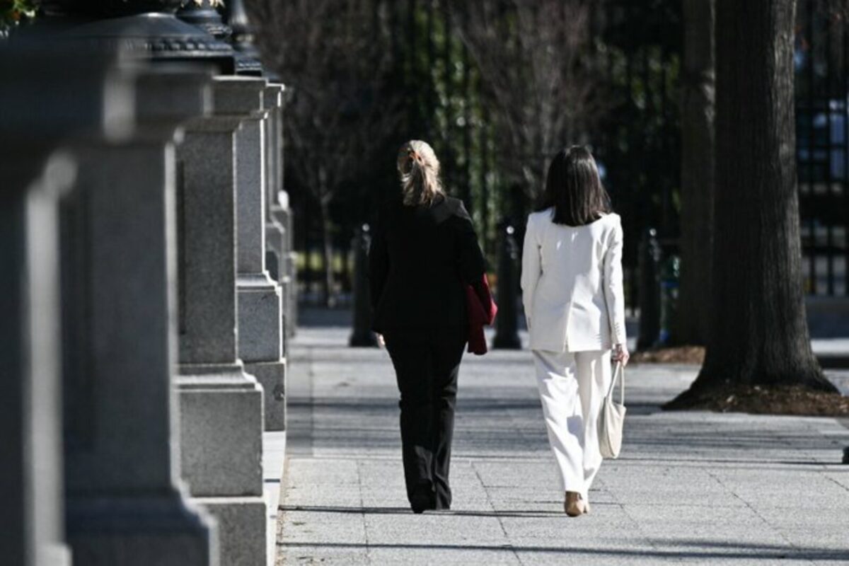 En imágenes: María Corina Machado llegó a la Casa Blanca para su almuerzo con Donald Trump