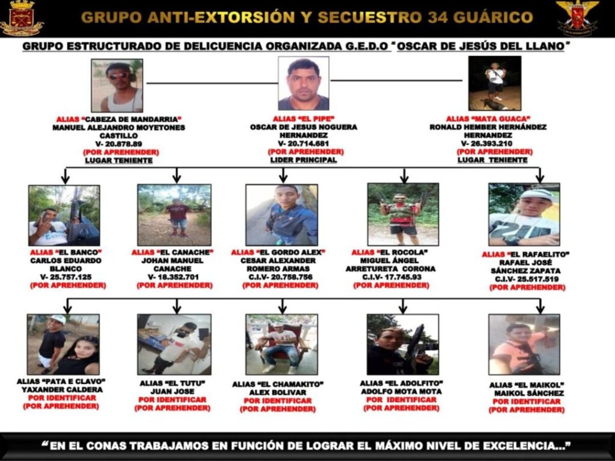 Cuatro presuntos miembros del Tren del Llano fueron ultimados en Guárico