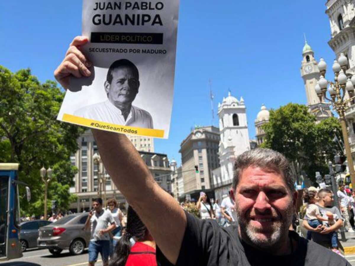 Migrantes venezolanos en Argentina pidieron la liberación de los presos políticos 