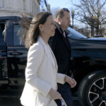 En imágenes: María Corina Machado llegó a la Casa Blanca para su almuerzo con Donald Trump