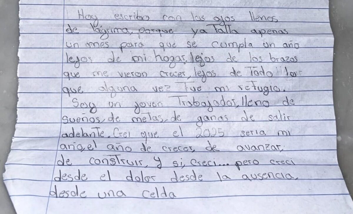 “Hoy escribo con los ojos llenos de lágrimas”: la carta del preso político José Antonio Moita en la que pidió su libertad