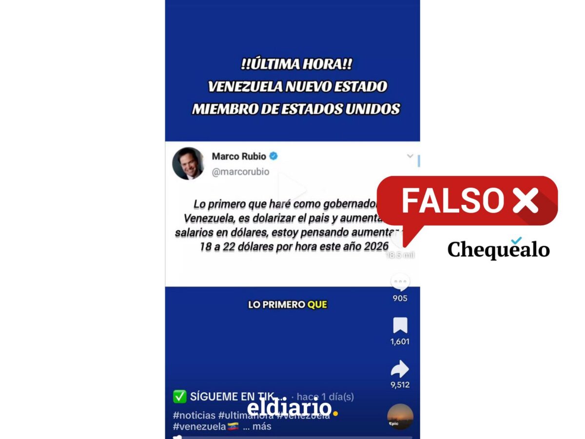¿Marco Rubio anunció una serie de medidas económicas como “gobernador” de Venezuela?