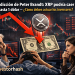 Predicción de Peter Brandt: XRP podría caer hasta 1 dólar: ¿cómo deben actuar los inversores?