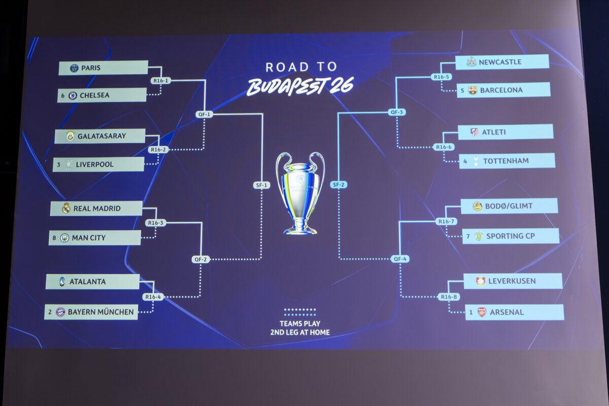 Champions League: así quedaron los cruces para los octavos de final 