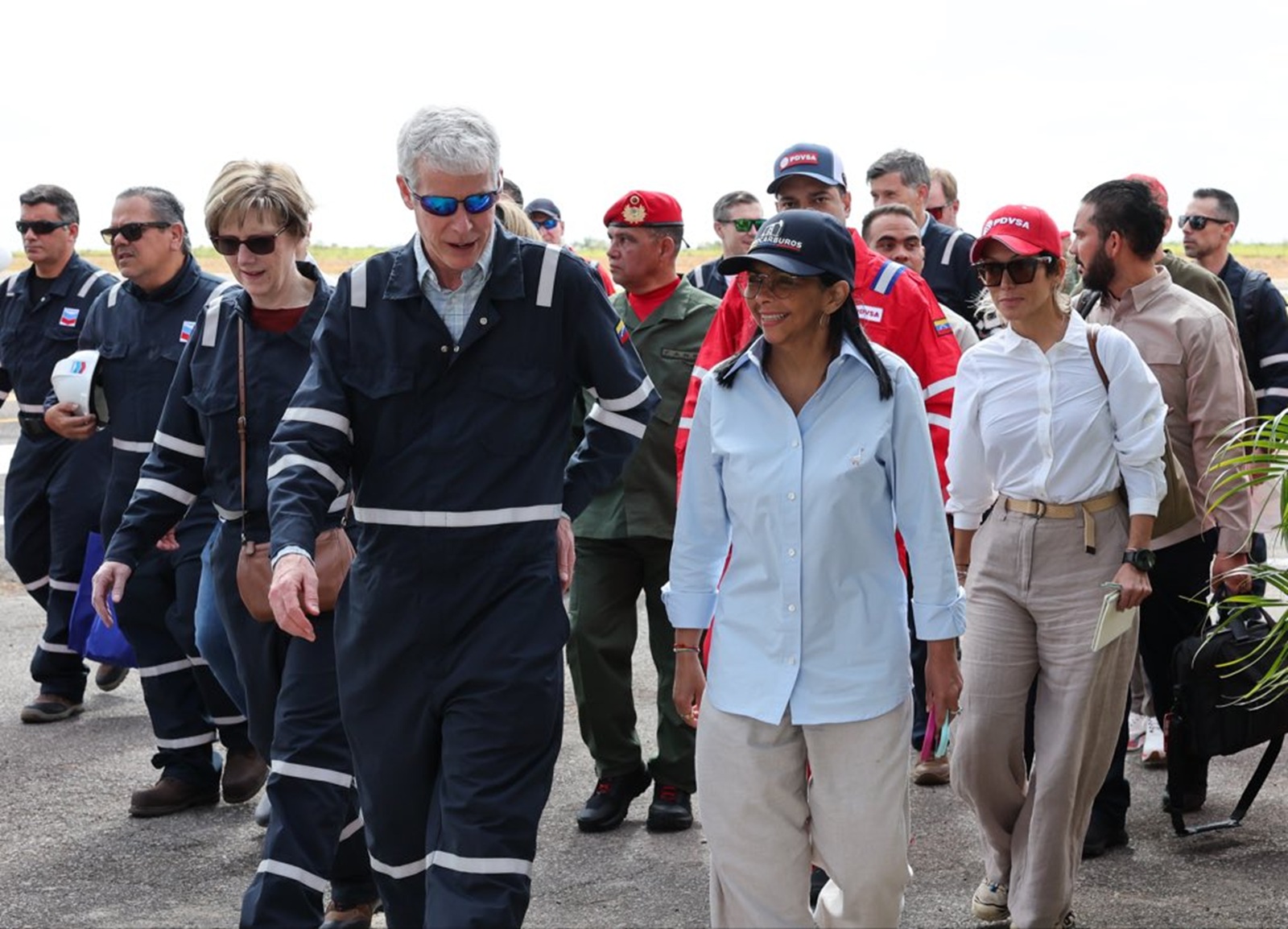 Secretario de Energía de EE UU visitó Petroindependencia junto a Delcy Rodríguez