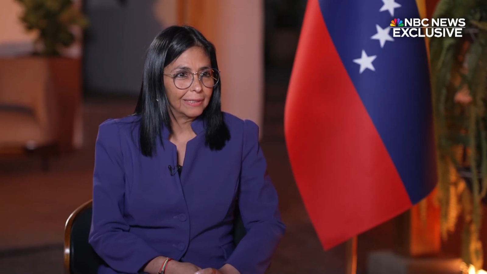 Delcy Rodríguez dice que habrá elecciones “libres y justas” en Venezuela pero no da plazos