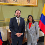 Delcy Rodríguez se reunió con el ministro de Energía de Colombia para abordar “temas de interés para ambas naciones”””